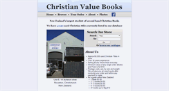 Desktop Screenshot of christianvaluebooks.co.nz